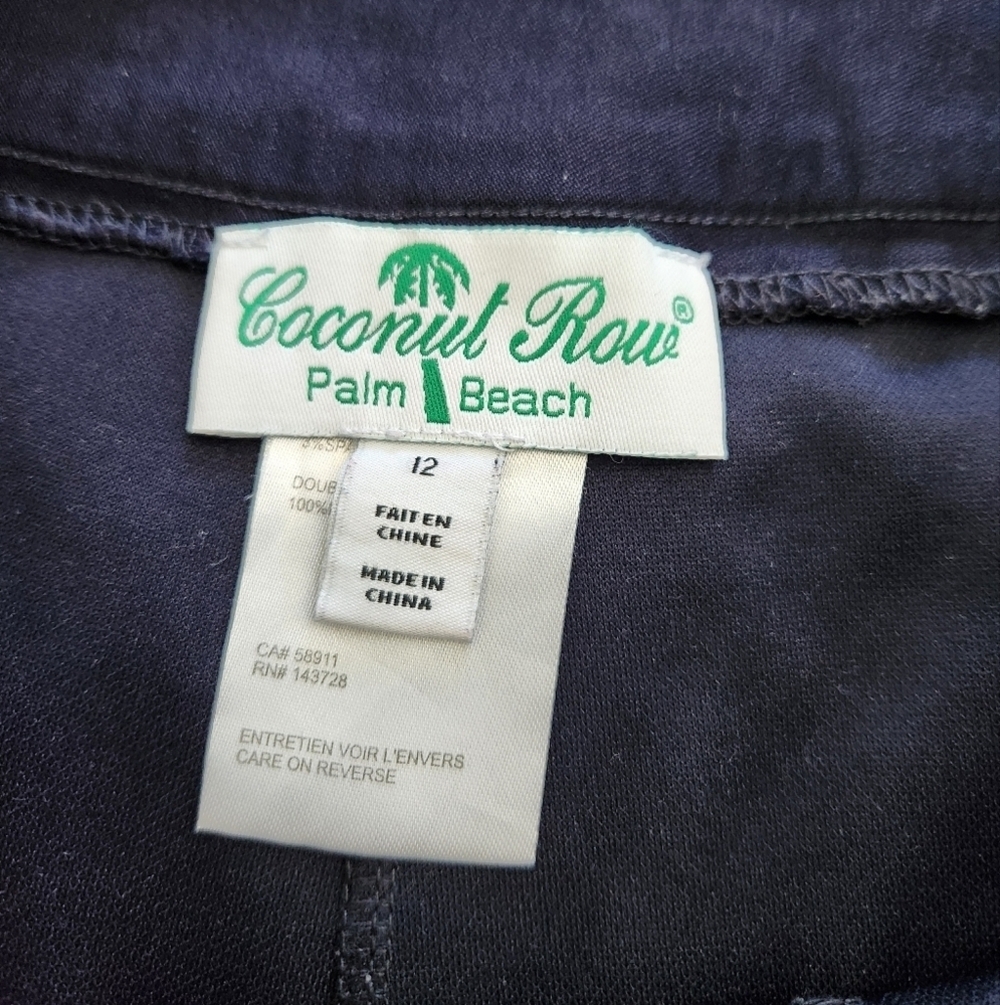 Coconut Row Quick Dry Navy Mini Skirt 12 - Picture 4 of 5